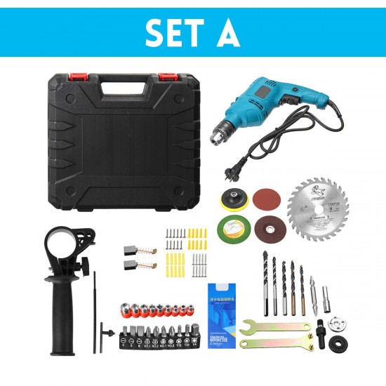 220V 3000RPM 650W Electric Impact Cordless Wrench Drill Hammer Screwdriver SET 220V 3000RPM 650W Electric Impact Cordless Wrench Drill Hammer Screwdriver SET