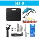 220V 3000RPM 650W Electric Impact Cordless Wrench Drill Hammer Screwdriver SET 220V 3000RPM 650W Electric Impact Cordless Wrench Drill Hammer Screwdriver SET