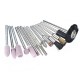 220V 72W Micro Electric Hand Drill Adjustable Variable Speed Electric Grinder with 33pcs Tool Accessories 220V 72W Micro Electric Hand Drill Adjustable Variable Speed Electric Grinder with 33pcs Tool Accessories