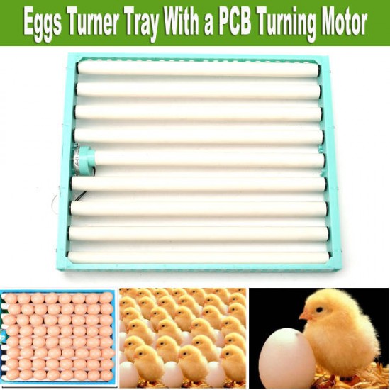 220V Chicken Eggs 360° Turner Automatic Duck Quail Bird Poultry Egg Incubator Tray