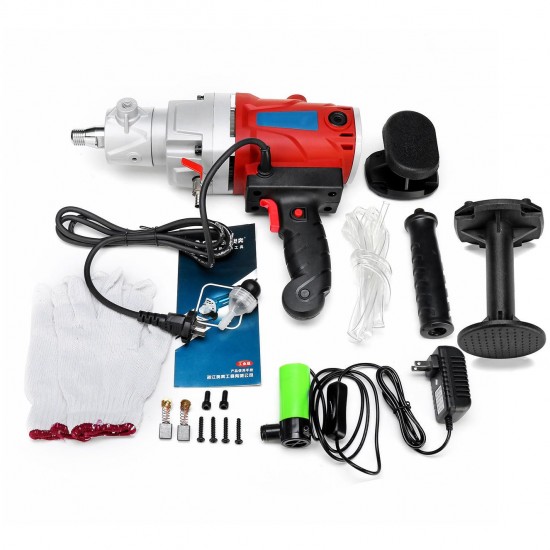 2300W Core Drill Stepless Speed Concrete Diamond Core Drill Wet Handheld Concrete Core Drilling Machine 2300W Core Drill Stepless Speed Concrete Diamond Core Drill Wet Handheld Concrete Core Drilling Machine