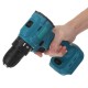 25 Torque 2 Speeds Brushless Cordless Electric Drill Impact Wrench For 21V Battery