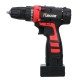 25 V Drill 2 Speed Electric Cordless Drill Driver with Bits Set Batteries