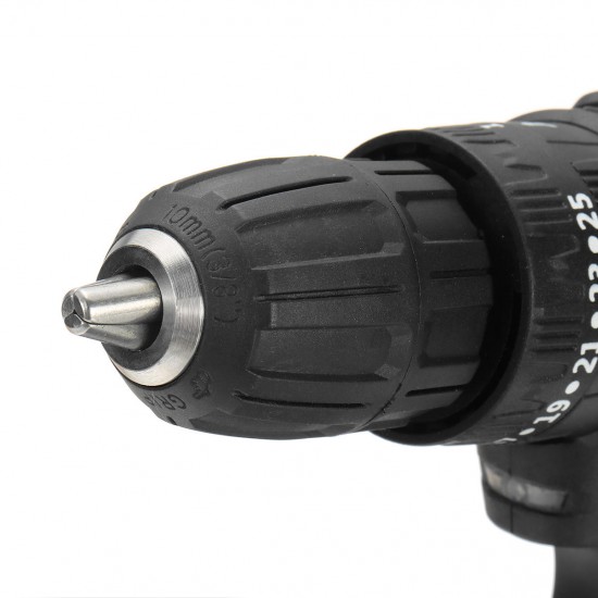 25V 3/8'' Cordless Rechargeable Electric Impact Hammer Screwdriver Drill 2 Battery 25V 3/8'' Cordless Rechargeable Electric Impact Hammer Screwdriver Drill 2 Battery