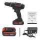 25V 3/8'' Cordless Rechargeable Electric Impact Hammer Screwdriver Drill Power with 1 Battery 25V 3/8'' Cordless Rechargeable Electric Impact Hammer Screwdriver Drill Power with 1 Battery