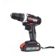 25V Cordless Electric Screwdriver Rechargable Power Drills Driver Tool 2200mAh Li-ion Battery