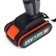 25V Cordless Electric Screwdriver Rechargable Power Drills Driver Tool 2200mAh Li-ion Battery