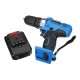 25V Dual Speed Cordless Drill Driver Electric Drill Rechargable Power Drills Driver Tool