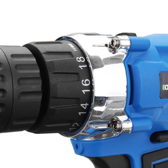 25V Dual Speed Cordless Drill Driver Electric Drill Rechargable Power Drills Driver Tool