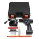 25V Li-Ion Cordless Electric Hammer Power Drill Driver Hand Kit 2 Speed LED Waterproof