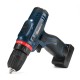 25V Li-Ion Cordless Electric Hammer Power Drill Driver Hand Kit 2 Speed LED Waterproof