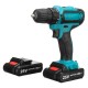 25V Rechargable Lithium Power Dirlls Set Cordless Electric Drill 2 Speed Adjustment LED Lighting Screw Tool With 1 Or 2 Batteries 25V Rechargable Lithium Power Dirlls Set Cordless Electric Drill 2 Speed Adjustment LED Lighting Screw Tool With 1 Or 2 Batteries