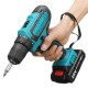 25V Rechargable Lithium Power Dirlls Set Cordless Electric Drill 2 Speed Adjustment LED Lighting Screw Tool With 1 Or 2 Batteries