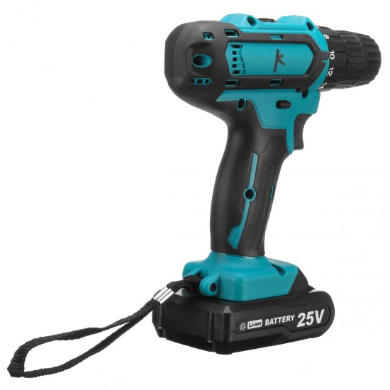 25V Rechargable Lithium Power Dirlls Set Cordless Electric Drill 2 Speed Adjustment LED Lighting Screw Tool With 1 Or 2 Batteries 25V Rechargable Lithium Power Dirlls Set Cordless Electric Drill 2 Speed Adjustment LED Lighting Screw Tool With 1 Or 2 Batteries