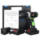 25V Rechargeable Cordless Electric Drill Screwdriver W/ 1 or 2 Lithium Battery 1500mAh 25V Rechargeable Cordless Electric Drill Screwdriver W/ 1 or 2 Lithium Battery 1500mAh