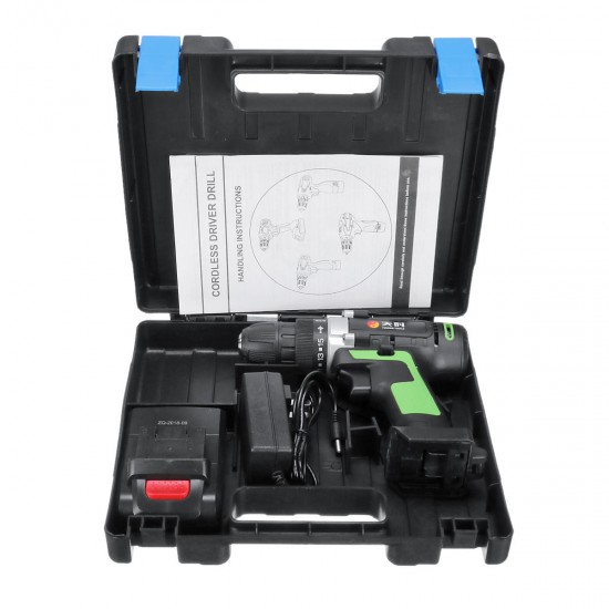 25V Rechargeable Cordless Electric Drill Screwdriver W/ 1 or 2 Lithium Battery 1500mAh 25V Rechargeable Cordless Electric Drill Screwdriver W/ 1 or 2 Lithium Battery 1500mAh