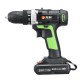 25V Rechargeable Cordless Electric Drill Screwdriver W/ 1 or 2 Lithium Battery 1500mAh 25V Rechargeable Cordless Electric Drill Screwdriver W/ 1 or 2 Lithium Battery 1500mAh