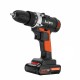 26V 350Nm Cordless Electric Drill 15+1 Screw Driver Kit with 3000mAh Lithium Battery