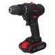 26V Electric Cordless Drill Driver Power Drill 2 Speed With LED Light