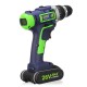 26V Electric Cordless Drill LCD Display 15 Torque Double Speed Adjustbale Power Drills W/ Li-Ion Battery Power Adapter