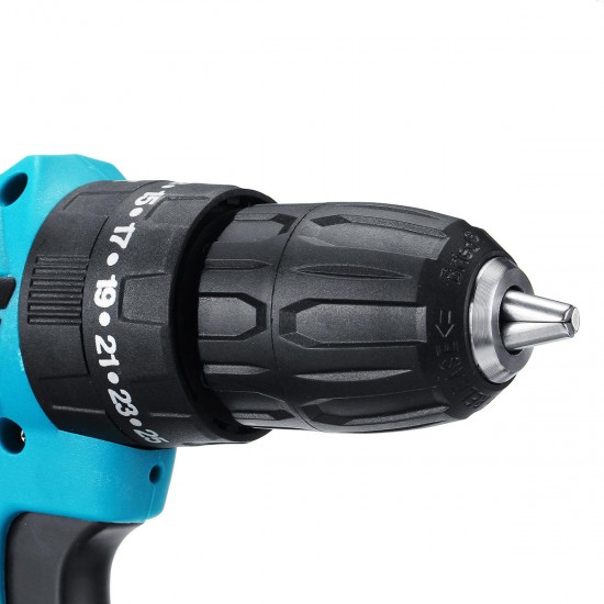 26V Impact Drill Cordless Electric Drill 25+3 Stage Lithium Power Drills Drilling Tool