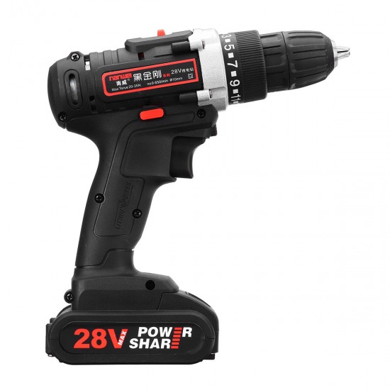 28V Cordless Power Drills Double Speed Electric Drill W/ 1 or 2 Li-ion Battery 28V Cordless Power Drills Double Speed Electric Drill W/ 1 or 2 Li-ion Battery