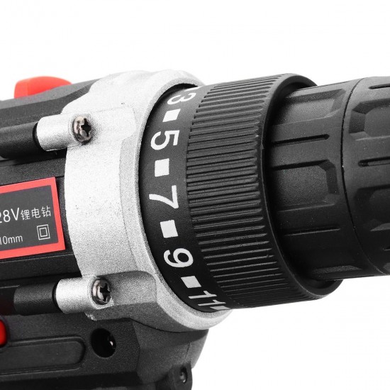 28V Cordless Power Drills Double Speed Electric Drill W/ 1 or 2 Li-ion Battery 28V Cordless Power Drills Double Speed Electric Drill W/ 1 or 2 Li-ion Battery