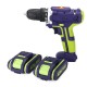 3 In 1 Hammer Drill 48VF Cordless Drill Double Speed Power Drills LED lighting 1/2Pcs Large Capacity Battery 50Nm 25+1 Torque Electric Drill 3 In 1 Hammer Drill 48VF Cordless Drill Double Speed Power Drills LED lighting 1/2Pcs Large Capacity Battery 50Nm 25+1 Torque Electric Drill