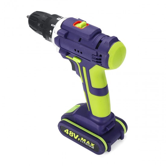 3 In 1 Hammer Drill 48VF Cordless Drill Double Speed Power Drills LED lighting 1/2Pcs Large Capacity Battery 50Nm 25+1 Torque Electric Drill 3 In 1 Hammer Drill 48VF Cordless Drill Double Speed Power Drills LED lighting 1/2Pcs Large Capacity Battery 50Nm 25+1 Torque Electric Drill