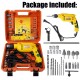 32Pcs Electric Hammer Drill Set 1880W 220V Power Impact Drill 13mm Keyless Drill Set 32Pcs Electric Hammer Drill Set 1880W 220V Power Impact Drill 13mm Keyless Drill Set
