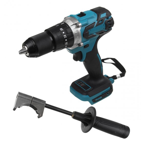 350 N.m Cordless Brushless Electric Hammer Driver Drill For Makita 18V Battery