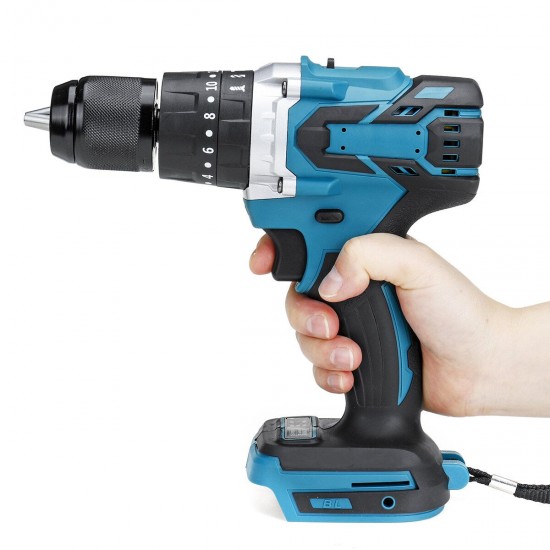 350N.m 3 In 1 Brushless Drill Brushless Impact Drill Driver Hammer Adapted To 18V Makita Battery