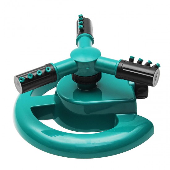 360 Degree Automatic Rotating Watering Revolving Sprinkler 3 Nozzle Irrigation System Lawn Watering 360 Degree Automatic Rotating Watering Revolving Sprinkler 3 Nozzle Irrigation System Lawn Watering