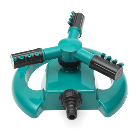 360 Degree Automatic Rotating Watering Revolving Sprinkler 3 Nozzle Irrigation System Lawn Watering 360 Degree Automatic Rotating Watering Revolving Sprinkler 3 Nozzle Irrigation System Lawn Watering