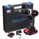 36V 2/5'' 28N.m Electric Power Drills Cordless 2-speed Variable with LI-ION Rechargeable Battery Kit