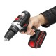 36V Cordless Lithium Electric Drill Impact Power Drills 28N.m 3000mAh 18+3 Torque Stage Drill Tools