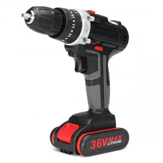 36V Cordless Lithium Electric Drill Impact Power Drills 28N.m 3000mAh 18+3 Torque Stage Drill Tools 36V Cordless Lithium Electric Drill Impact Power Drills 28N.m 3000mAh 18+3 Torque Stage Drill Tools