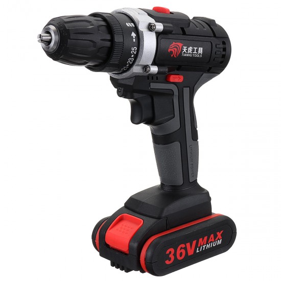 36V Cordless Power Drills Dual Speed Electric Screwdriver Drill Polishing W/ 1 or 2 Li-ion Battery 36V Cordless Power Drills Dual Speed Electric Screwdriver Drill Polishing W/ 1 or 2 Li-ion Battery