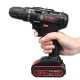 36V Electric Cordless Drill Screwdriver Dual Speed 25 Torque LED with Li-ion Battery