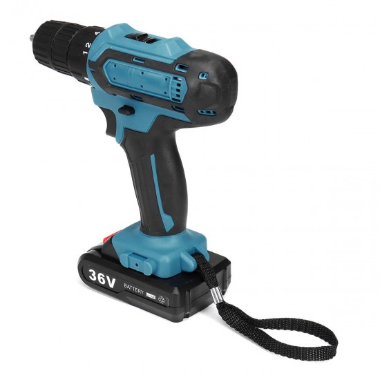 36V Rechargable Lithium Power Dirlls Cordless Electric Drill 2 Speed Adjustment LED Lighting Screw Driver Tool With 1 Or 2 Batteries 36V Rechargable Lithium Power Dirlls Cordless Electric Drill 2 Speed Adjustment LED Lighting Screw Driver Tool With 1 Or 2 Batteries