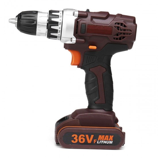 36V Rechargable Power Drills Cordless Lithium Electric Drill 18+1 Torque Stage 36V Rechargable Power Drills Cordless Lithium Electric Drill 18+1 Torque Stage