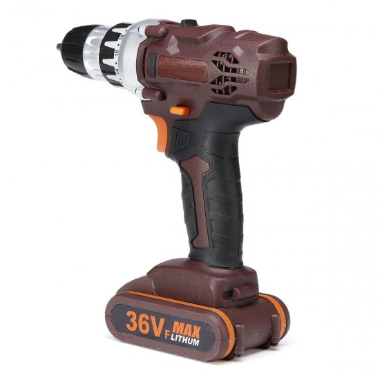 36V Rechargable Power Drills Cordless Lithium Electric Drill 18+1 Torque Stage 36V Rechargable Power Drills Cordless Lithium Electric Drill 18+1 Torque Stage