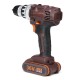 36V Rechargable Power Drills Cordless Lithium Electric Drill 18+1 Torque Stage