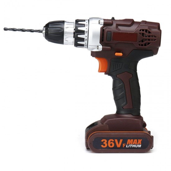 36V Rechargable Power Drills Cordless Lithium Electric Drill 18+1 Torque Stage 36V Rechargable Power Drills Cordless Lithium Electric Drill 18+1 Torque Stage