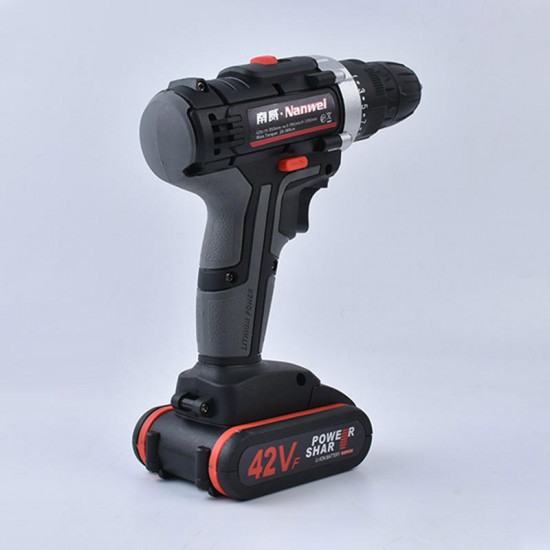 42V 7500MAH Heavy Duty Electric Impact Wrench Screwdriver Cordless Drill Tool With Batteries