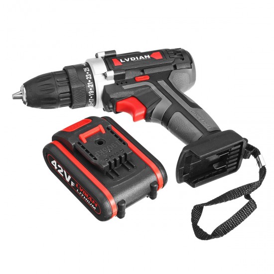42VF Li-Ion Battery Cordless Rechargeable Electric Impact Drill Driver Screwdriver LED Light 42VF Li-Ion Battery Cordless Rechargeable Electric Impact Drill Driver Screwdriver LED Light