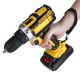 48V 2 Speed Electric Drill Li-Ion Rechargeable Power Hand Drill 18 Gear With LED Working Light Forward/Reverse Switch Function 48V 2 Speed Electric Drill Li-Ion Rechargeable Power Hand Drill 18 Gear With LED Working Light Forward/Reverse Switch Function
