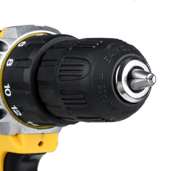 48V 2 Speed Electric Drill Li-Ion Rechargeable Power Hand Drill 18 Gear With LED Working Light Forward/Reverse Switch Function 48V 2 Speed Electric Drill Li-Ion Rechargeable Power Hand Drill 18 Gear With LED Working Light Forward/Reverse Switch Function