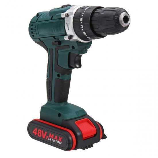 48V 2 Speed Power Drills Cordless Electric Drill 6500mAh 25+3 Torque Drilling Tool 48V 2 Speed Power Drills Cordless Electric Drill 6500mAh 25+3 Torque Drilling Tool