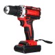 48V 25+3 Gear Rechargable Electric Drill Cordless Impact Drill With 1 or 2 Li-ion Battery With LED Working Light